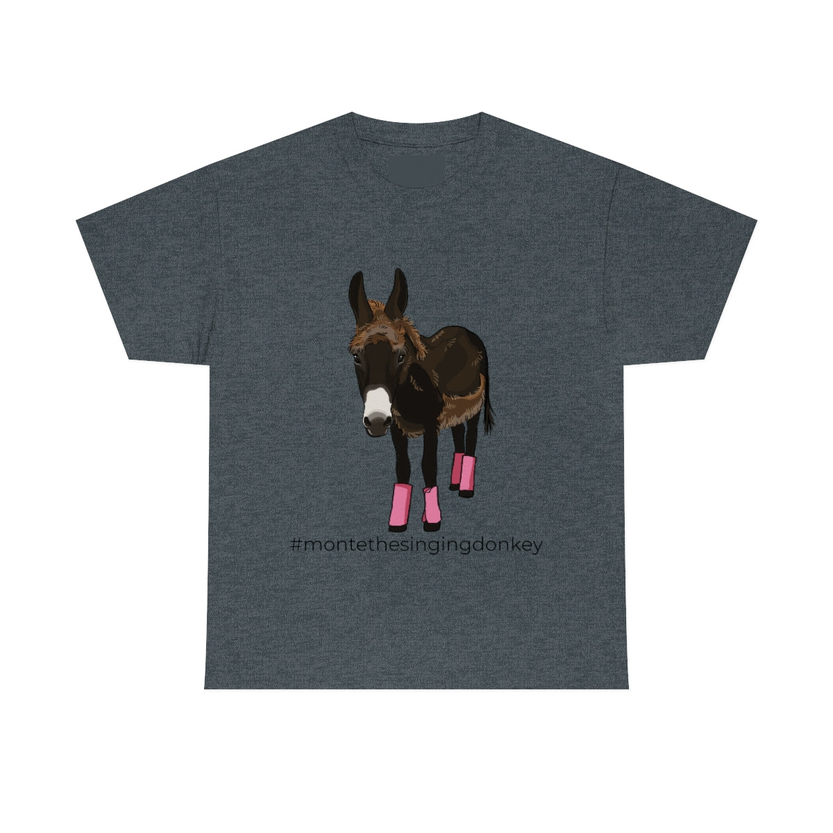 Monte the Singing Donkey Fly Gear Unisex Heavy Cotton Tee (S-5X)