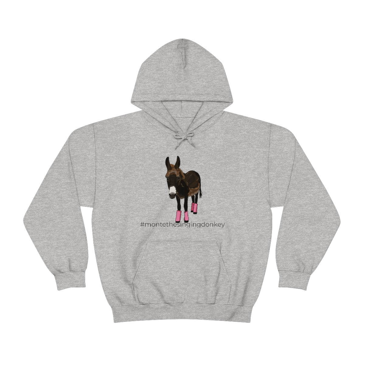 Monte the Singing Donkey Summer Cut Unisex Heavy Blend™ Hooded Sweatshirt (S-5XL)