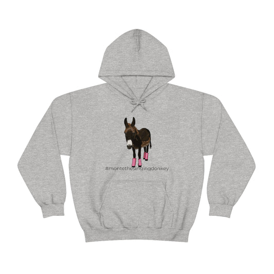 Monte the Singing Donkey Summer Cut Unisex Heavy Blend™ Hooded Sweatshirt (S-5XL)